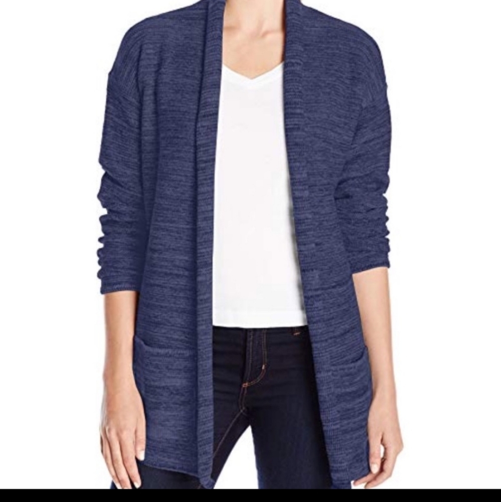 Columbia Blue Rocky Range long sleeve open front cardigan sweater Size M